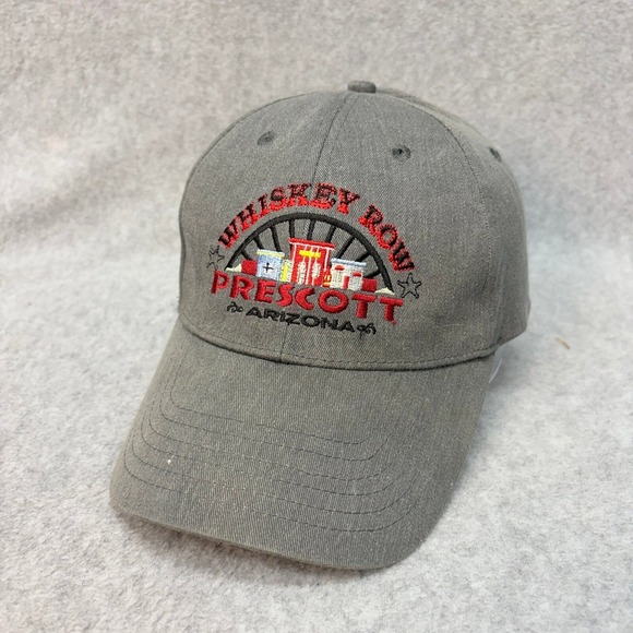 Royal Resortwear Other - Royal Resortwear Whiskey Row Prescott AZ OS Gray Embroidered Buckle Hat